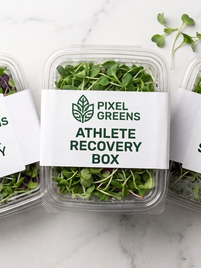 Three curated microgreen boxes