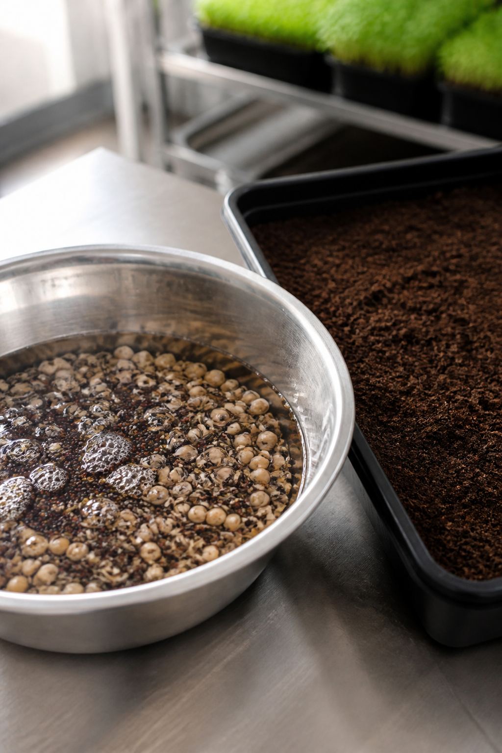 Seed sanitising