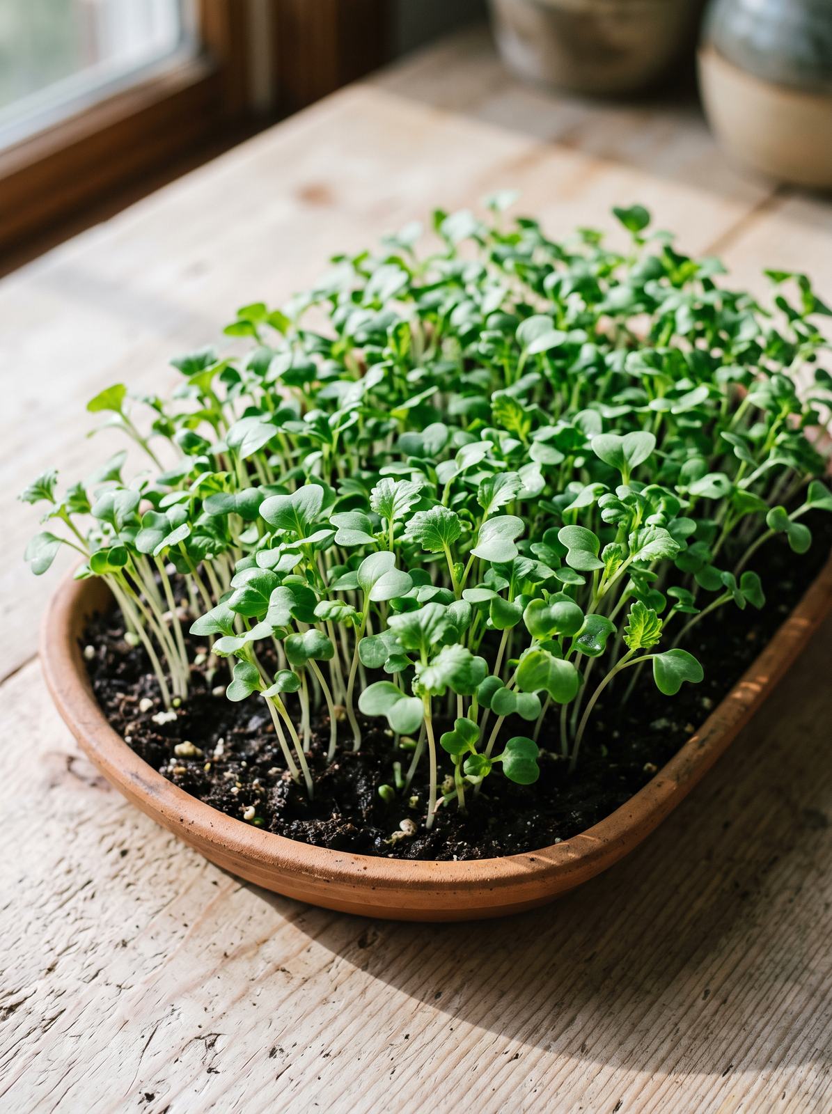 Mustard microgreens