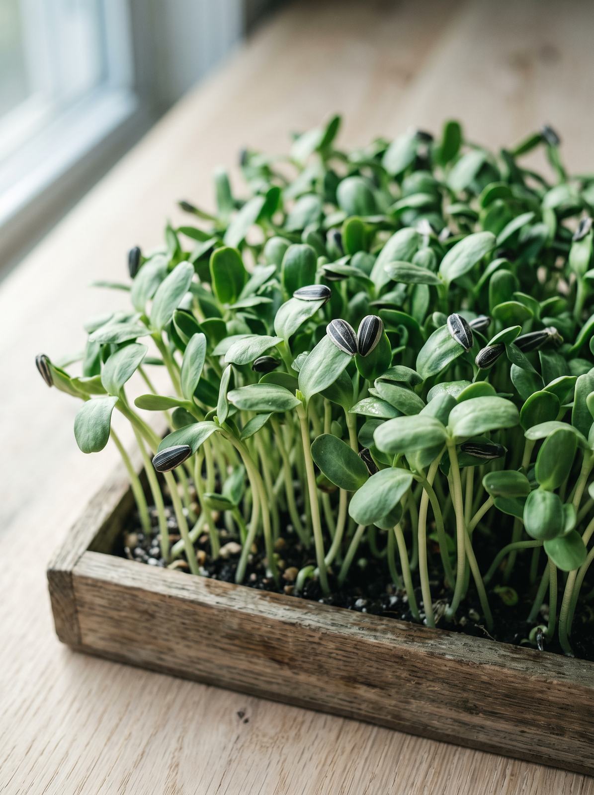 Sunflower microgreens